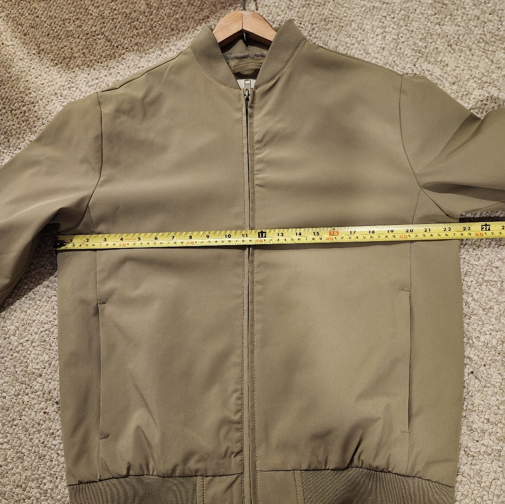 Jack & Jones Olive Bomber Jacket - Picture 5 of 8